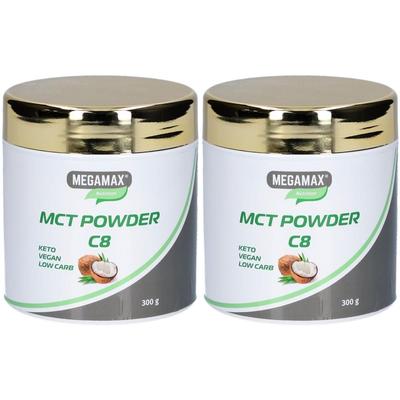 MCT-Öl Powder C8 reines veganes Keto-Pulver 2x 2x300 g Pulver