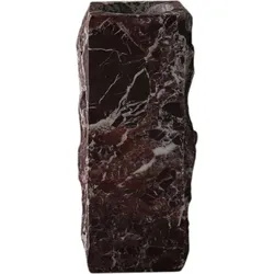 Botane Edge Vase 30 cm, roter Marmor