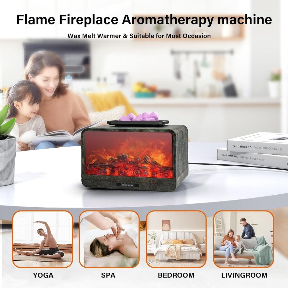 Nevolis Elektrische Wax Melt Burner Aromatherapie Diffuser voor Decoratie en Ontspanning
