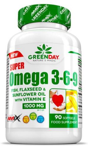 Amix Greenday Super Omega 3-6-9 - 90 Cápsulas