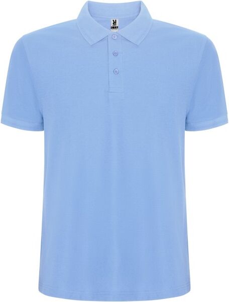 Polo premium personnalisable anti-boulochage Pegaso Premium Bleu ciel 11/12