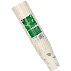 PAPSTAR pure ZERO Einweg-Trinkbecher 8 cm 0,3 l creme
