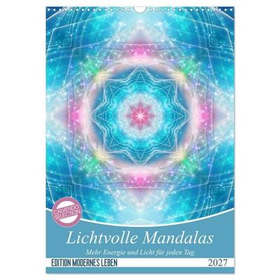 Lichtvolle Mandalas (Wandkalender 2027 DIN A3 hoch), CALVENDO Monatskalender