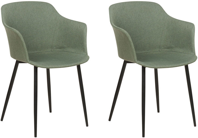 George Oliver Rein 45cm H Upholstered Metal Spindle Side Chair Green 82cm H X 59cm W X 45cm D