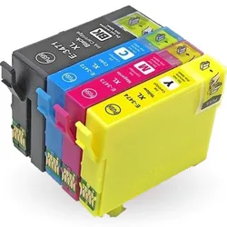 Kompatibel 4er Set Epson Golfball, T3476, 34XL, C13T34764010 Druckerpatronen Tinte von D&C