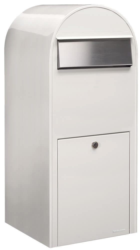 Brievenbus Jumbo 9016 i Wit Bobi Wandmontage