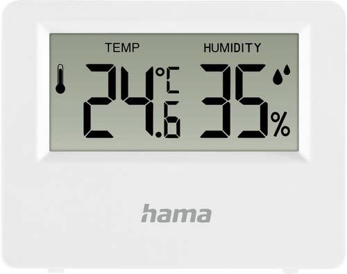 Hama Thermometer und Hygrometer Ebro , digital, für innen oder außen, Weiß Thermo-/Hygrometer 00222222
