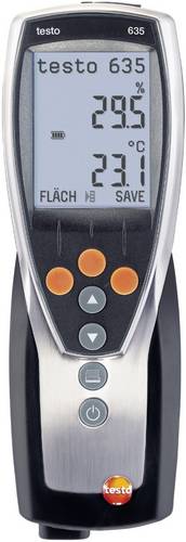 Testo 635-1 Luftfeuchtemessgerät (Hygrometer) 0% rF 100% rF Taupunkt-/Schimmelwarnanzeige