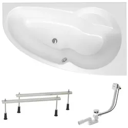 Laguna Luiza Asymmetrische Badewanne SIKOLU1500PAPN