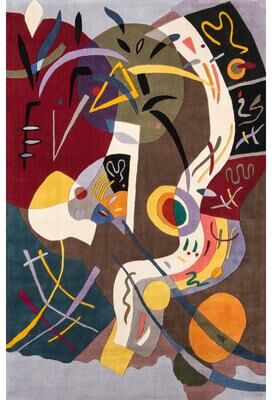 Momeni New Wave Hand Tufted New Zealand Wool Contemporary Abstract Area Rug