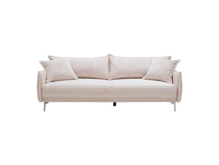 Bigsofa 241/90/117 cm Weiss