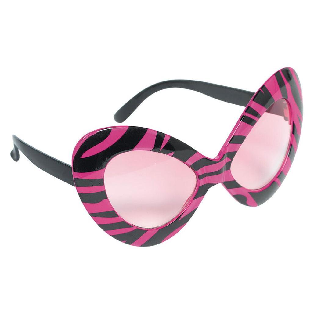 Amscan Fun Brille Diva Pink & Schwarz (250015-55)
