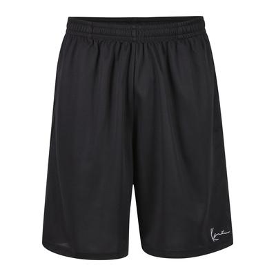 Trainingsshorts KARL KANI "Karl Kani Signature Mesh Shorts", Herren, Gr. M, US-Größen, schwarz, 100% Polyester, loose fit, Hosen