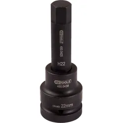 KS Tools 1" Kraft-Bit-Stecknuss Innensechskant - 450.0492