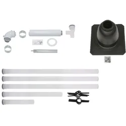 Vaillant Brennwert Abgassystem Komplettpaket, DN 60/100, für 10m Schacht