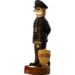 LED-Solar-Erdmännchen, Polizist