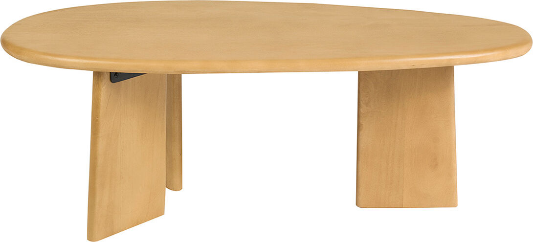 Miliboo Design-Couchtisch aus massivem Mangoholz L100 cm WONKA