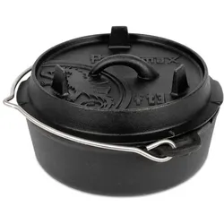 Petromax Dutch Oven 2-tlg. FT3-T Gusseisen Schwarz XS (Extra Small)