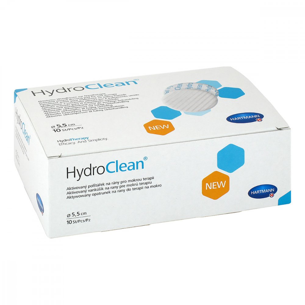 PAUL HARTMANN AG Hydroclean Kompressen 5,5 cm rund steril 00127410