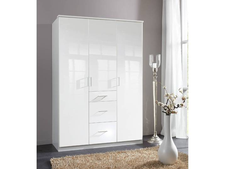 Drehtürenschrank Duncans 135cm Weiß