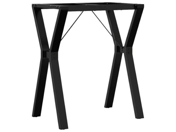 HGPOTUY Esstisch-Gestell Y-Form 60x40x73 cm Stahl Pulverbeschichteter Stahl, Industrial Style, vorgebohrte Montageplatte, schnelle Befestigung, robuste Konstruktion