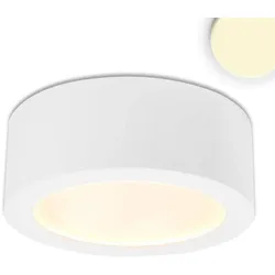 ISOLED LED Aufbauleuchte LUNA, IP20, indirektes Licht, nicht dimmbar, weiß, 12W 2700K 600lm 120° ISO-113132