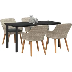 vidaXL, Gartentisch + Balkontisch, Paconia (Quadratische Beine) (160 x 80 x 74 cm)