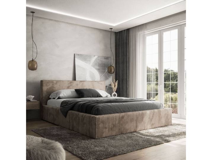 Polsterbett TILIA mit Bettzeugbehälter 140x200 Kopfteil 95 cm TILIA 17