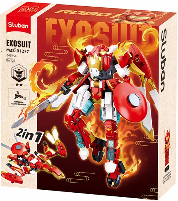 Atomic Storm : Robot Exosuit classique des montagnes et de la mer Cardinal rouge 248 pcs - Sluban