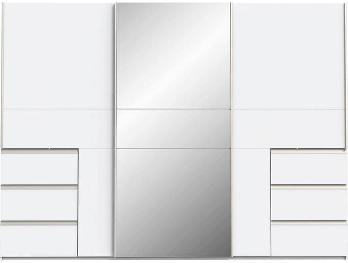 FORTE Schwebetürenschrank mit 3 Schubladen
