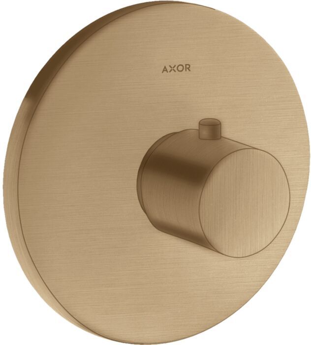 Hansgrohe Axor Uno Fertigmontageset 38715140 Unterputz-Thermostat, brushed bronze