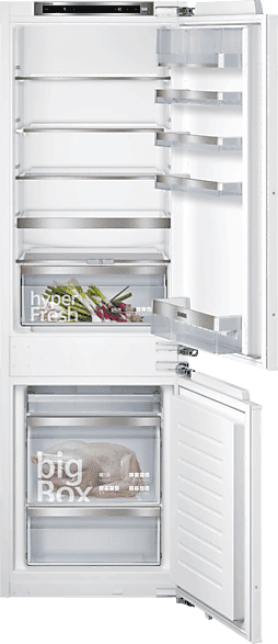 REACONDICIONADO Seminuevo Muy bueno Frigorífico combi - Siemens KI86SAFE0, 266 l, No Frost, 177.2 cm, Blanco