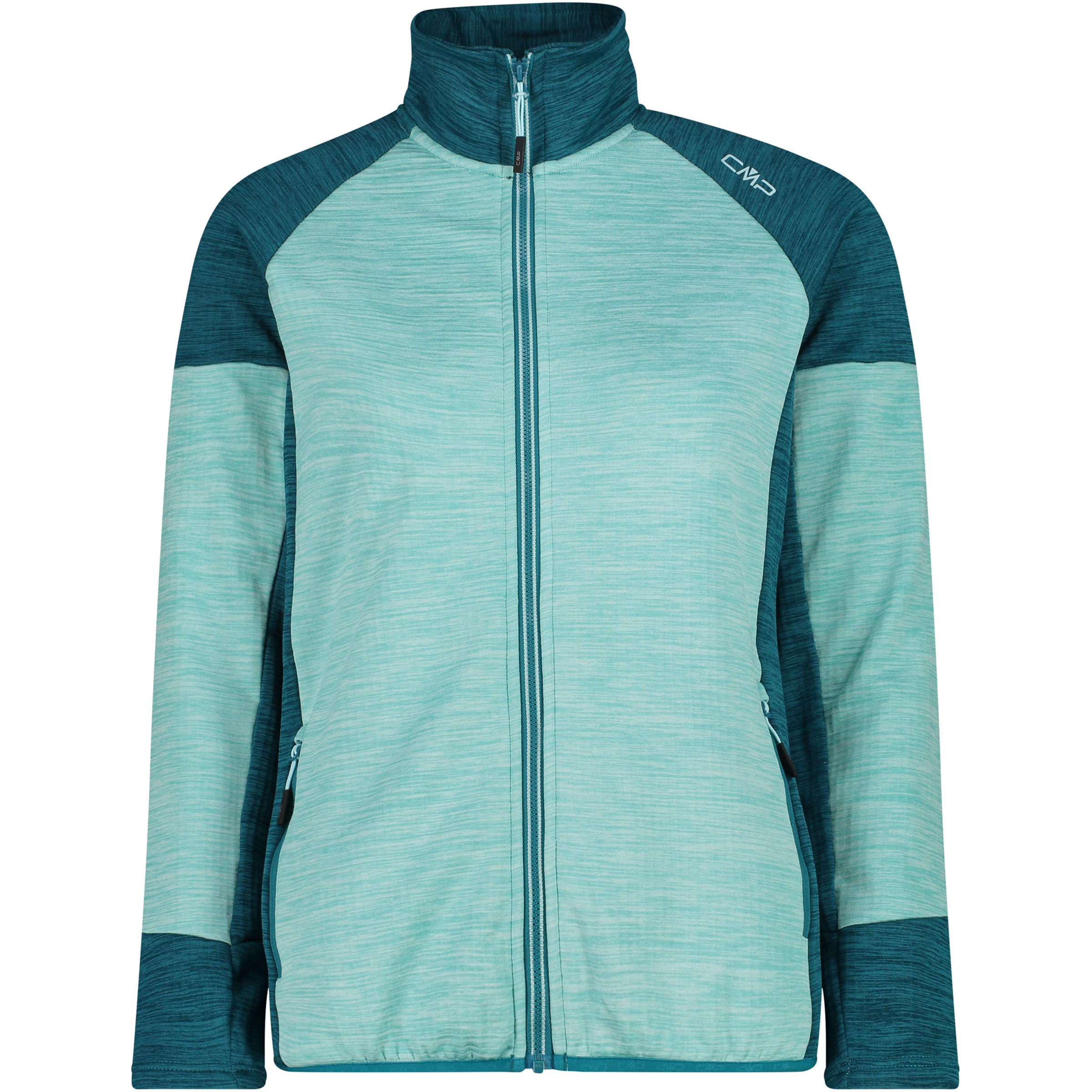 CMP Damen Fleecejacke tuerkis Größe XL Trekking Elastisch