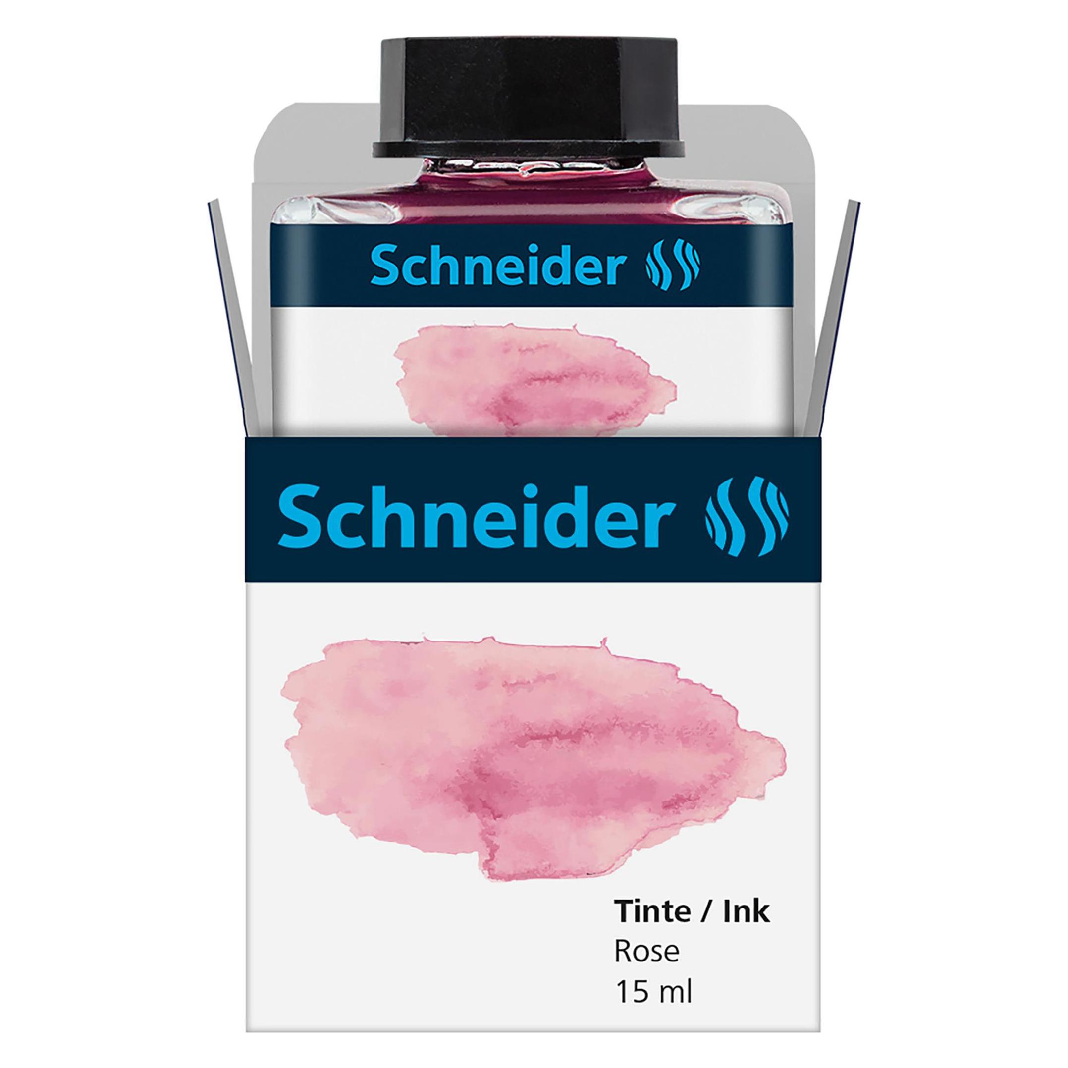 Schneider Tintenglas 15ml Pastell rose (Rosa, 1 Stk.) (6939)