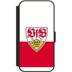 Nivocase Klapphülle für Apple iPhone 17e Handyhülle aus Kunst Leder NIVOflip schwarz Logo Offizielles (Apple iPhone 17e), Smartphone Hülle, Schwarz