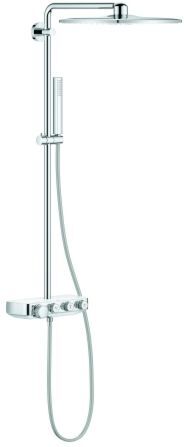 Grohe Euphoria Duschsystem 26508LS0 AP-Thermostat, Duscharm 450mm, moon white