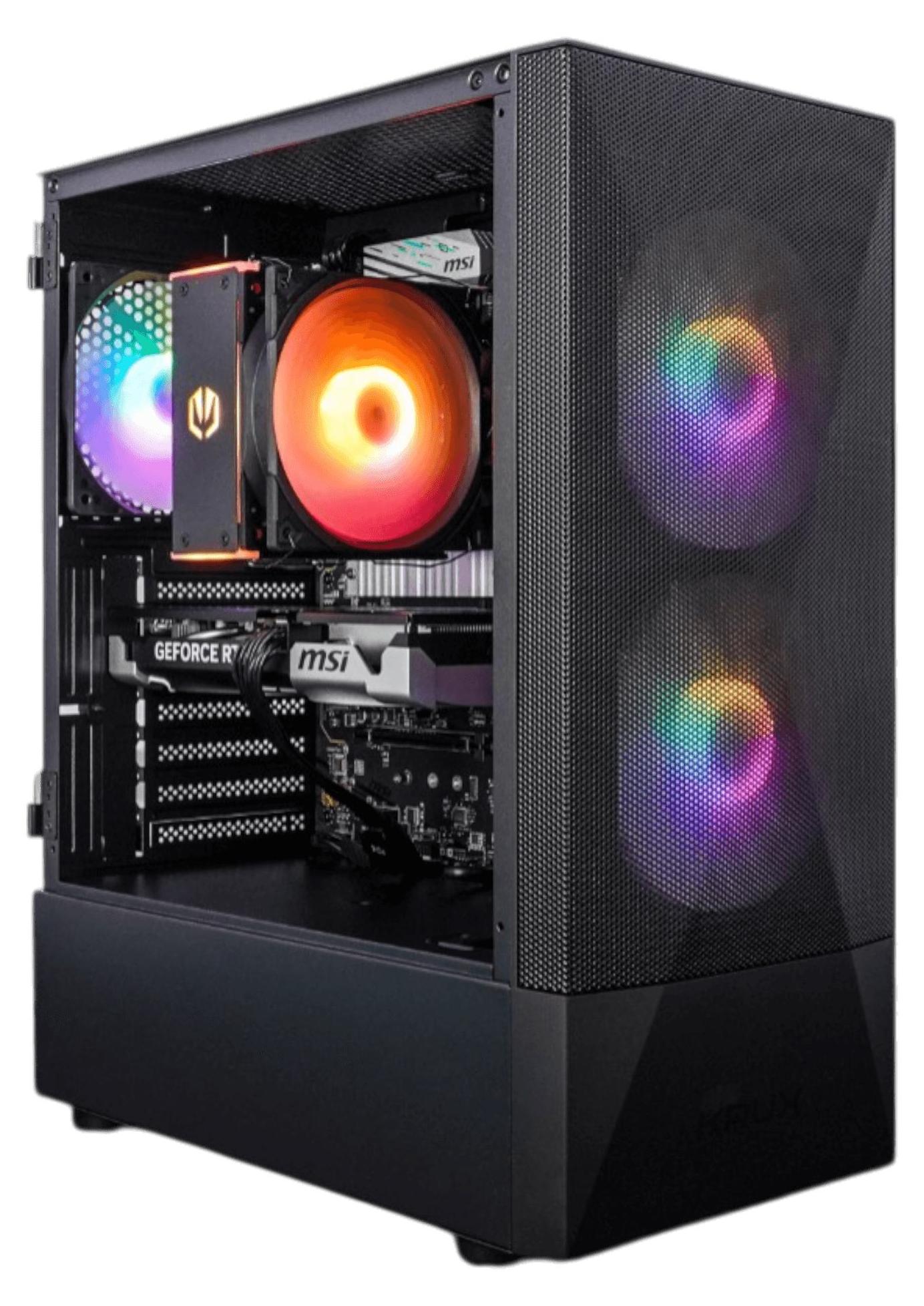 Gaming R7-5700X 32GB DDR4 1TB M.2 RTX5060TI 16GB WLAN W11Pro