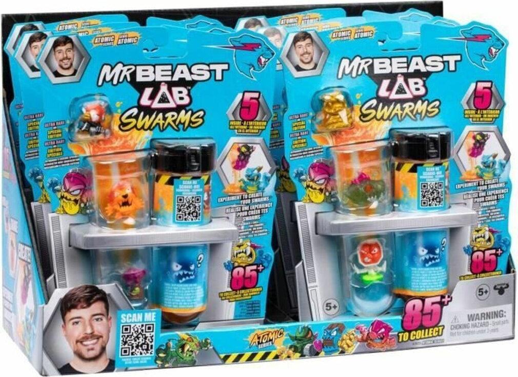 MRBEAST LAB Swarms Atomic set van 5 mini figuurtjes voor kinderen vanaf 5 jaar