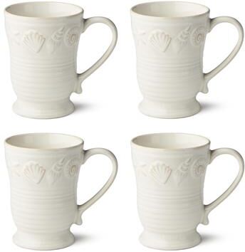 Certified International Coastline 18 oz. Mugs, Set of 4