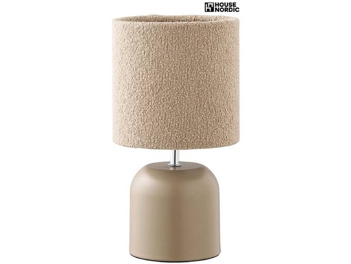 HOUSE NORDIC Tischlampe MORLEY 47cm 25W grau schattiert