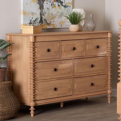 Baxton Studio Neviah 7-Drawer Dresser