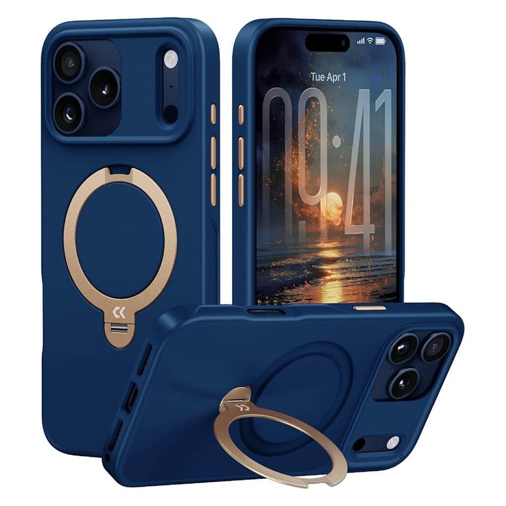 Cover-Discount iPhone 18 Pro / iPhone 17 Pro - Magnetische Premium Hülle mit 360° Standring (Apple iPhone 17 Pro, Apple iPhone 18 Pro) (76687419)
