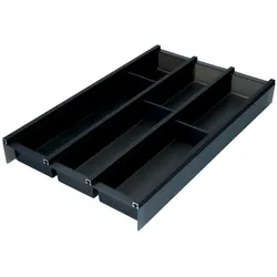 Ninka Besteckeinsatz Cuisio Universal, Besteckkasten, Schwarz