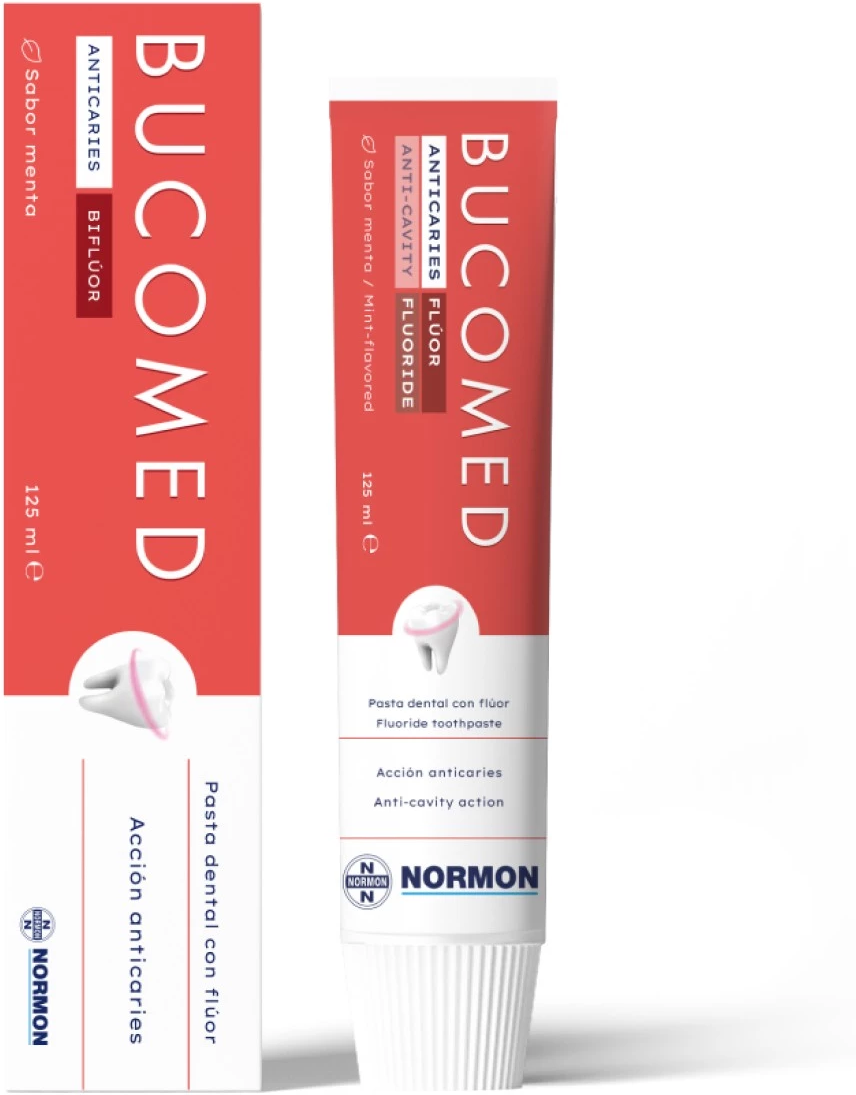 Normon Bucomed Anticaries Paste Pack 2 x 125 ml
