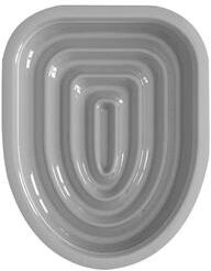 Uplift Picks Reusable Cat Toilet Training Kit With Plastic Litter Mat For Cleaner Bathroom Pet Routine gray