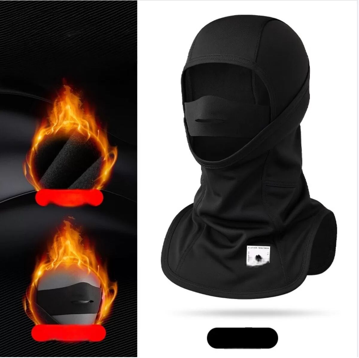 INF Masque Thermique d'Hiver pour Cyclisme - Cagoule Coupe-Vent Intégrale