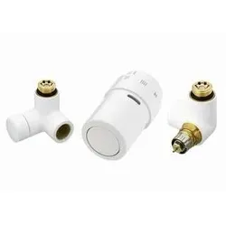 Danfoss X-tra Design Set Weiß Ventil Rechts / Rücklauf Links 013G400 013G4007