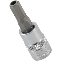 BGS 5156-5-5 Biteinsatz Innensechskant mit Bohrung 5,5mm HX5,5 Länge 38mm Antrieb 6,3mm (1/4")