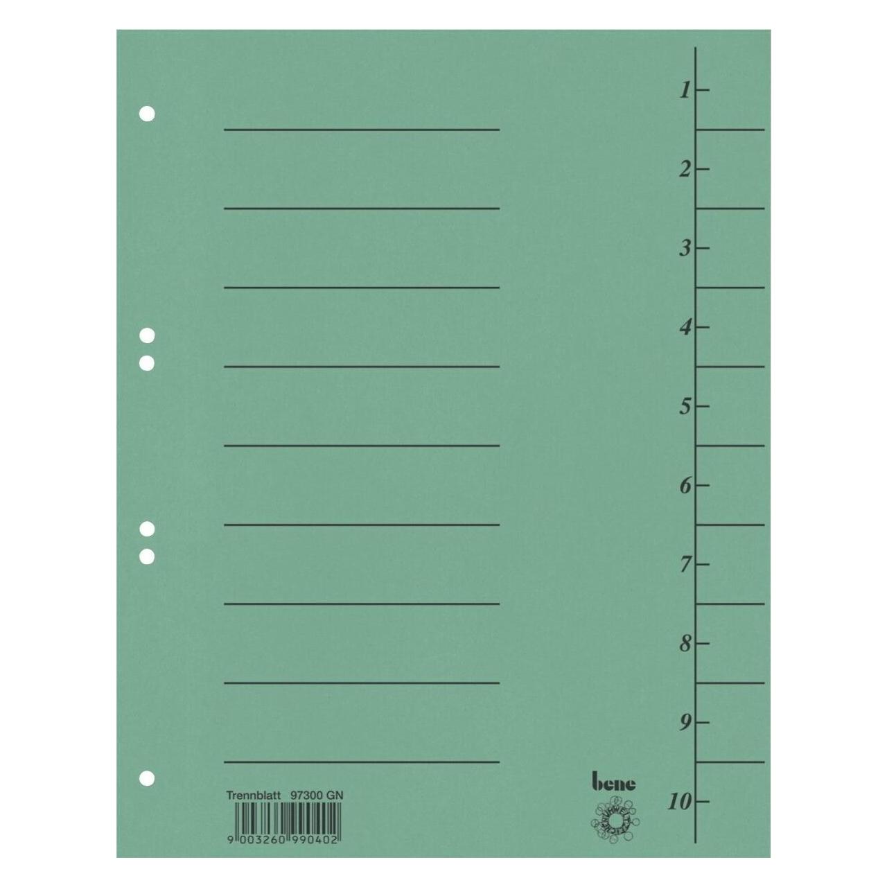 Bene Trennblatt (97300GN)