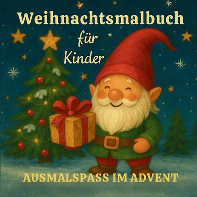 Weihnachtsmalbuch für Kinder - 55 liebevolle Motive mit Rentieren, Schneemännern, Wichteln & Tieren, Taschenbuch von S&L Inspirations-Lounge,